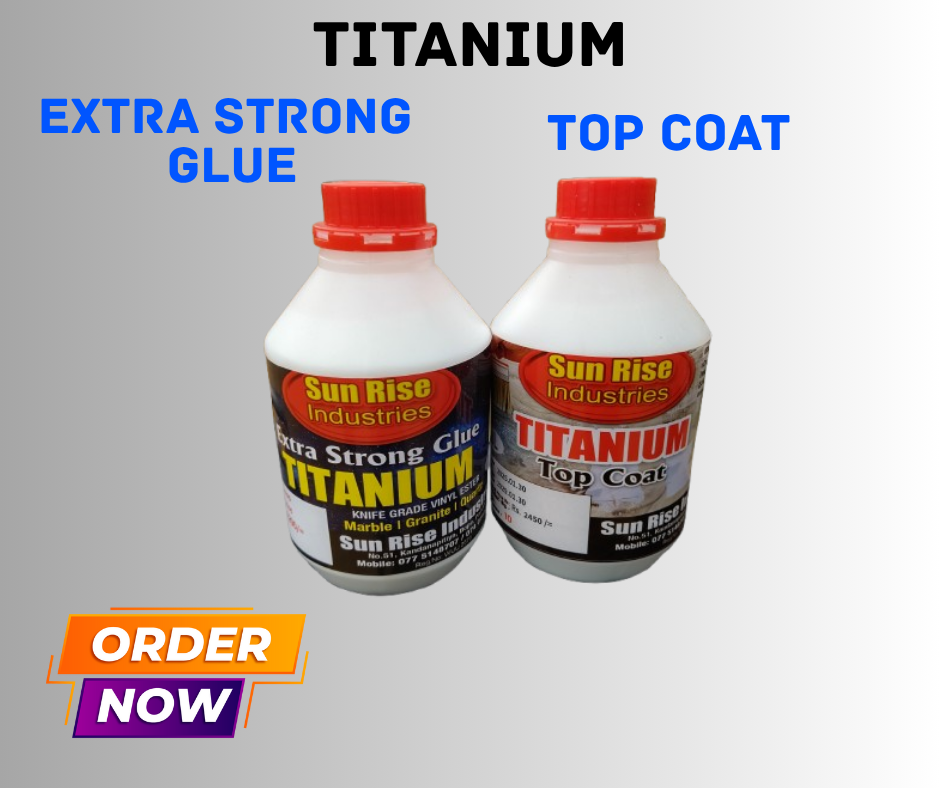 Titanium Glue and Top Coat combo